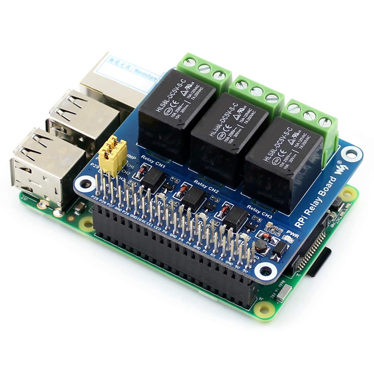 Pi Zero - Модуль расширения Waveshare 5V с 3-канальным