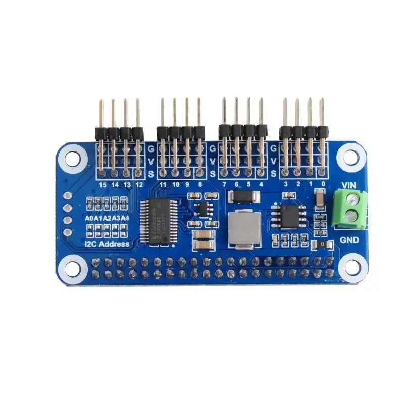 16-канальный модуль драйвера с – обзор и цена Pi Zero