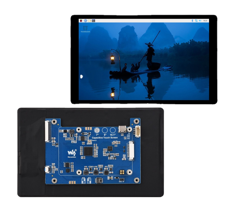 7-дюймовый DSI LCD (E) дисплей – обзор и цена Pi Display