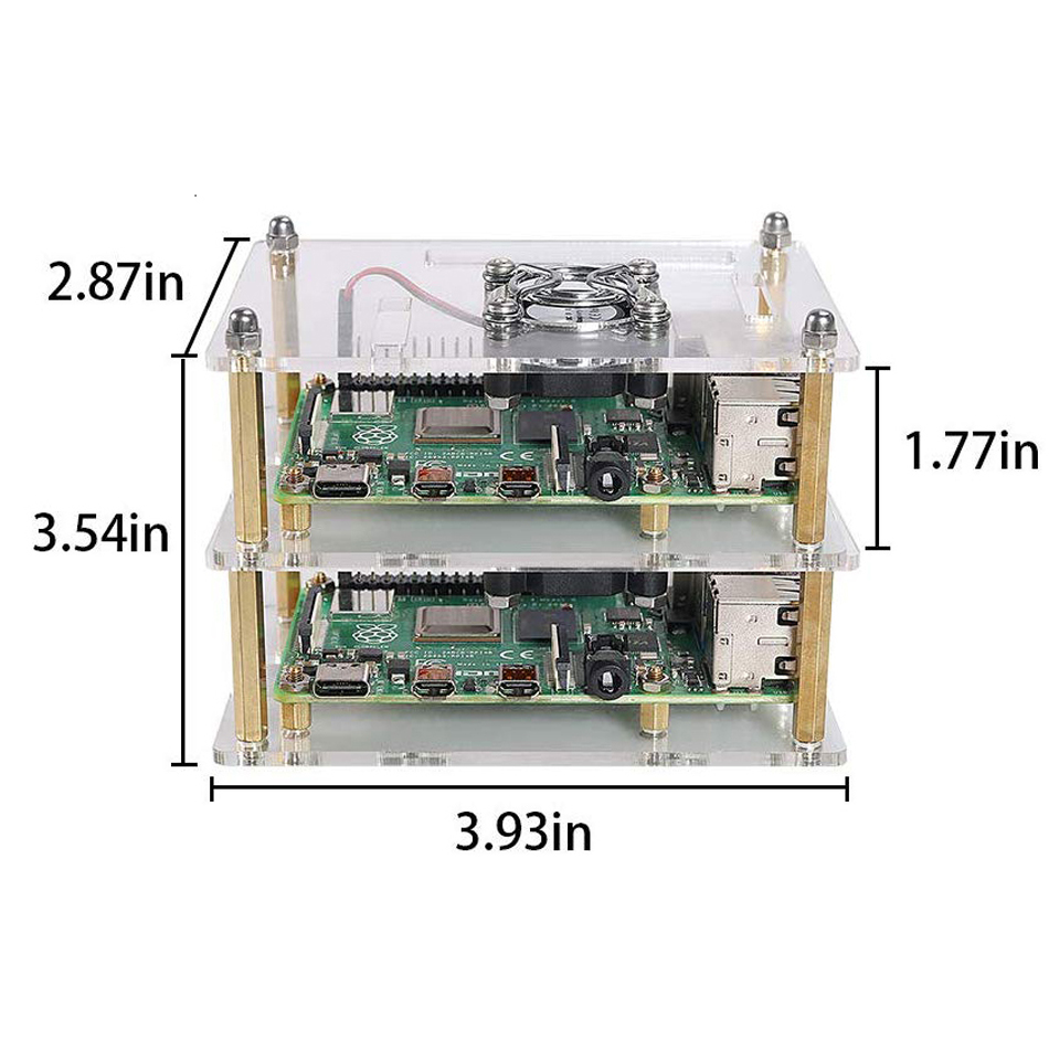 Raspberry Pi 4B 3B 3B+ 2B 15-с – обзор и цена Pi Cooler