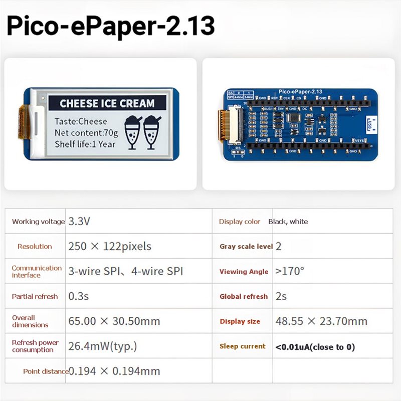 B68A для Raspberry Pi Pico, 2, – обзор и цена Pi Display